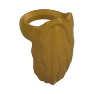 Minifig Neckwear Beard, Rounded End [Gandalf] (Pearl Gold)