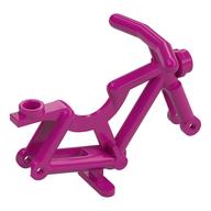Bicycle Frame, Reinforced Headlight [Hollow Stud] (Magenta)
