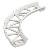 Vehicle Track, Roller Coaster, Curve (White)