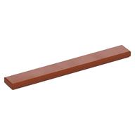 Tile 1 x 8 with Groove (Dark Orange)