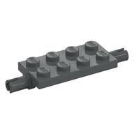 Plate Special 2 x 4 with Pins, Reinforced (Dark Bluish Gray)