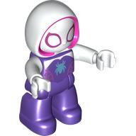 Duplo Figure Gwen Stacy / Ghost-Spider (Dark Purple)