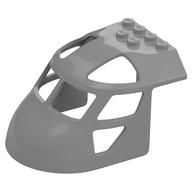 Aircraft Fuselage Curved Forward 6 x 8 Top (Light Bluish Gray)