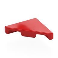 Tile 45° Cut 2 x 2 (Triangle) (Red)