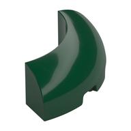 Brick Round Corner 3 x 3 x 1 No Studs (Dark Green)