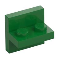 Bracket 2 x 2 with 1 x 2 Vertical Studs (Green)