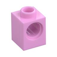 Technic Brick 1 x 1 with Pin Hole (Bright Pink)