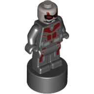 Minifig Trophy Statuette, Ant-Man Print (Black)
