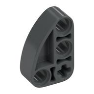 Technic Beam 2 x 3 L-Shape with Quarter Ellipse Thick (Dark Bluish Gray)