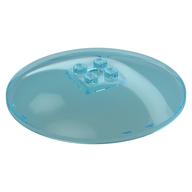 Dish 8 x 8 Inverted [Radar], Solid Studs, Squared Anti-stud Underside, Anti-Studs on Edges (Trans-Light Blue)