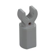 Bar Holder with Clip (Light Bluish Gray)