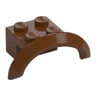 Wheel Arch, Mudguard 4 x 2 1/2 x 1 (Reddish Brown)