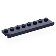 Plate Special 2 x 8 with Door Rail (Dark Blue)