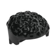 Hair Short Coiled, Straight Sides (Black)