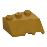 Brick Wedged, Sloped 45° 3 x 3 Left (Pearl Gold)
