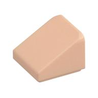 Brick Sloped 30° 1 x 1 x 2/3 (Cheese Slope) (Light Nougat)