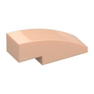 Brick Curved 3 x 1 No Studs (Light Nougat)
