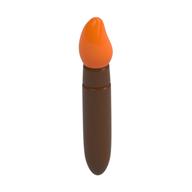 Equipment Paint Brush with Full Orange Tip Pattern (Reddish Brown)