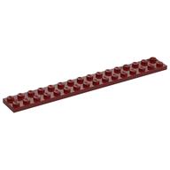 Plate 2 x 16 (Dark Red)