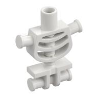 Torso - Skeleton Thick Shoulder Pins, Reinforced Hips with Hole (White)