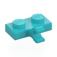 Plate Special 1 x 2 with Clip Horizontal on Side (Medium Azure)