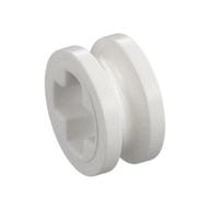 Technic Bush 1/2 Smooth with Axle Hole Semi-Reduced (White)