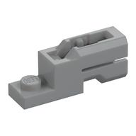 Launcher, Plate Special 1 x 2 with Mini Blaster Square (Light Bluish Gray)