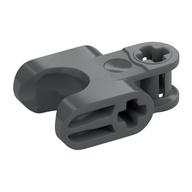 Technic Axle Connector 2 x 3 with Ball Socket, Closed Sides (Dark Bluish Gray)