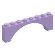 Brick Arch 1 x 8 x 2 Raised (Lavender)