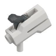 Launcher, Weapon Gun / Blaster / Shooter Square with Trigger [Complete Assembly] (White)