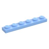 Plate 1 x 6 (Bright Light Blue)