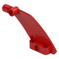 Technic Panel Curved 5 x 7 Parallelogram Right (Red)