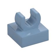 Tile Special 1 x 1 with Clip with Rounded Edges (Sand Blue)