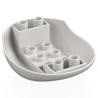 Duplo Helicopter Base, 6 x 7 x 15 (White)