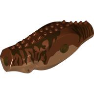 Animal Body Part, Dinosaur, Carnotaurus Body with Dark Brown and Reddish Brown Markings Print (Medium Nougat)