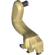 Animal Body Part, Dinosaur, Indominus Rex Arm, Right, with Elbow Spikes with Black Claws (Tan)