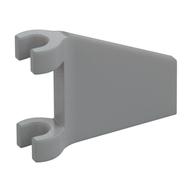 Flag 2 x 2 Trapezoid with Flared Area between Clips (Light Bluish Gray)