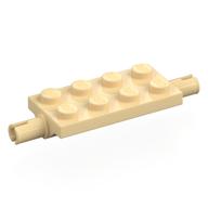 Plate Special 2 x 4 with Pins, Reinforced (Tan)