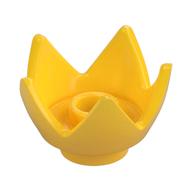 Crown / Flower / Egg Shell Half (Yellow)