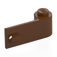 Door 1 x 3 x 1 Right (Reddish Brown)