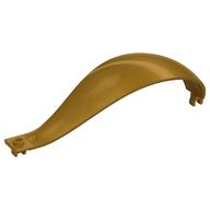 Panel 4 x 4 x 13 Curved Tapered with Clip at Each End (Pearl Gold)