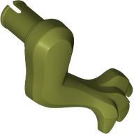 Animal Body Part, Dinosaur, Arm / Leg, Right, Small (Olive Green)