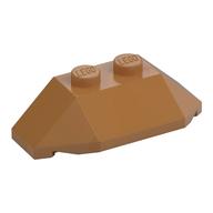 Brick Wedged, Sloped 45° 2 x 4 Triple (Medium Nougat)