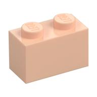 Brick 1 x 2 (Light Nougat)