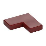 Tile 2 x 2 Corner (Dark Red)