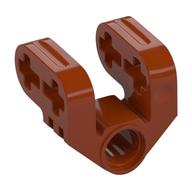 Technic Axle and Pin Connector Perpendicular Split (Dark Orange)