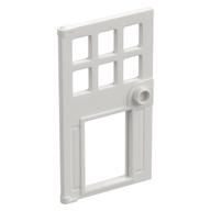 Door 1 x 4 x 6 with Pet Door (White)