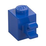 Brick Special 1 x 1 with Clip Horizontal (Blue)
