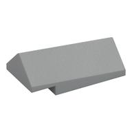 Brick Sloped 45° 2 x 4 x 1 1/3 Double (Light Bluish Gray)