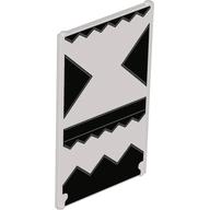 Glass for Window 1 x 4 x 6 with Black Triangles Print (Trans-Brown)